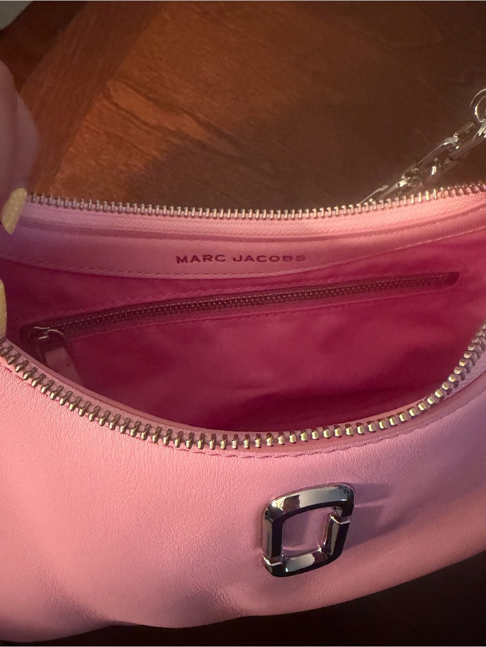 Marc Jacobs Pink Chain-Accent Shoulder Bag - Picture 7 of 7